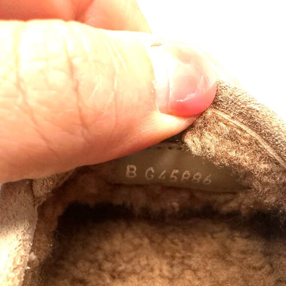 CHANEL REV Shearling Lined Suede Calfskin CC Loafers Moccasins Flat Shoes - Picture 13 of 15